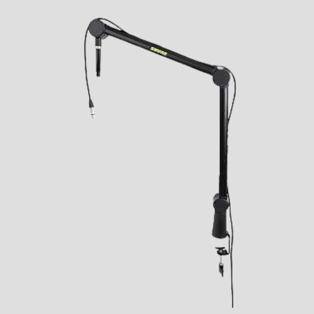 Shure SH-BROADCAST1 microphone stand (適用: Shure SM7B, SM7DB, MV7+ 的 動臂式桌面咪高峰支架)