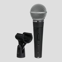Shure SM58S 動圈手持咪高峰 (有開關制)｜現場演出/錄音/演講 - 香港行貨