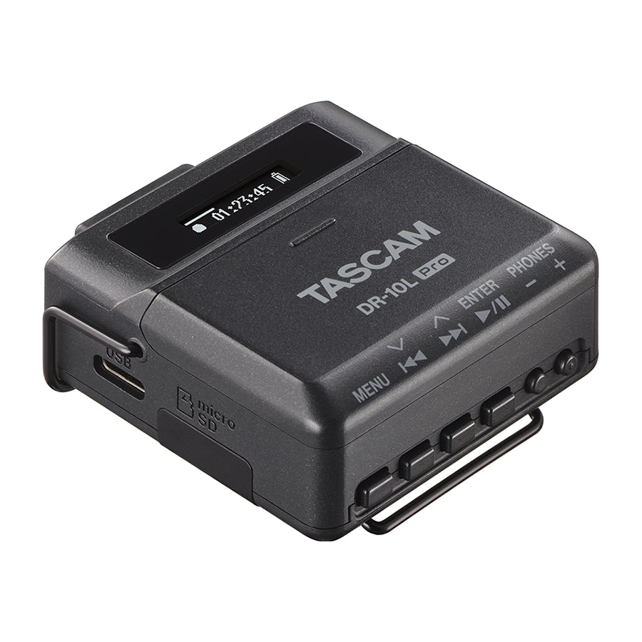 Tascam DR-10L Pro 超輕便 32bit 錄音機搭配領夾式咪高峰