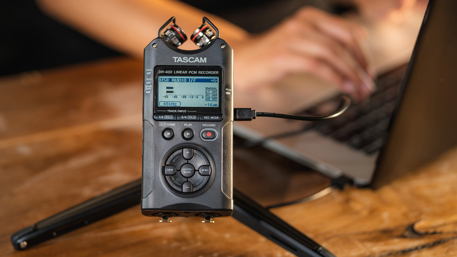 Tascam DR-40X 四軌便攜錄音器 ＋USB 音頻介面