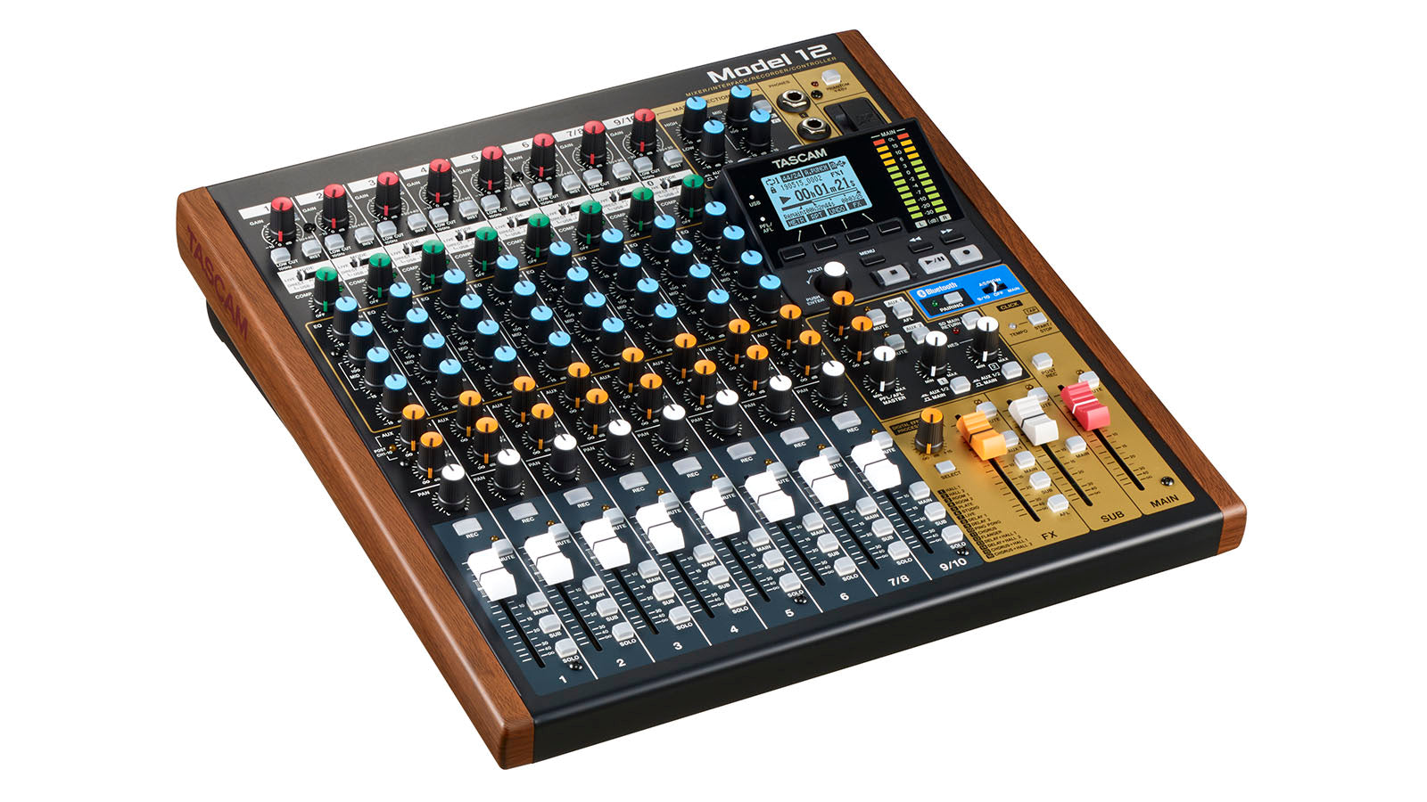 TASCAM Model 12 (12軌數位錄音 mixer，DAW控制器及音頻介面)