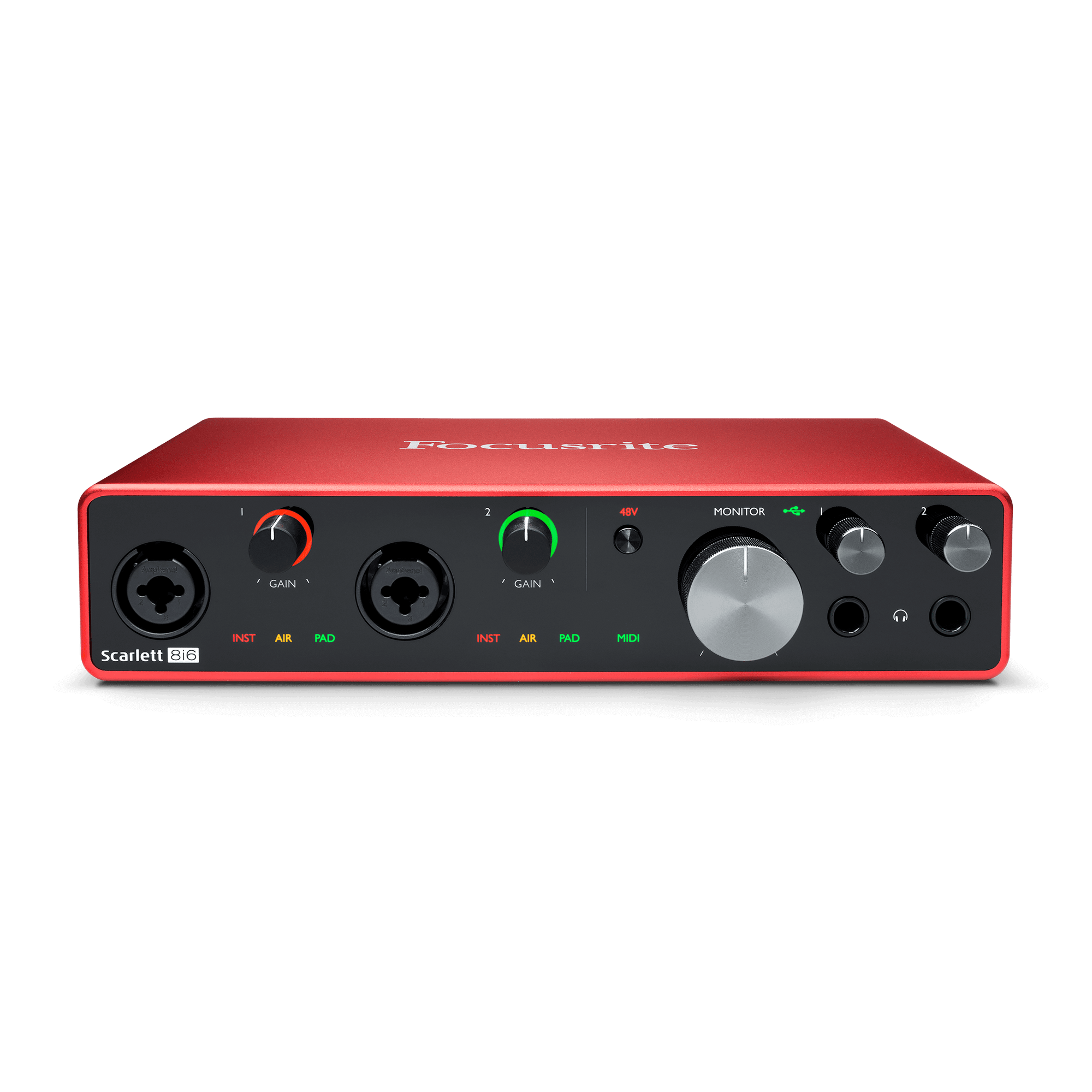 Focusrite Scarlett 8i6 3rd generation USB audio interface (8-in,6-out) 電腦錄音界面