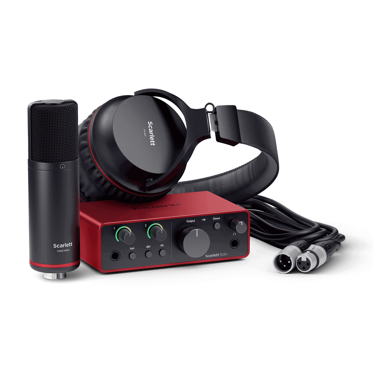 Focusrite Scarlett Solo Studio 4th Gen 入門錄音套裝| 香港行貨