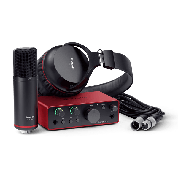 Focusrite Scarlett Solo Studio 4th generation (USB 電腦錄音套裝）