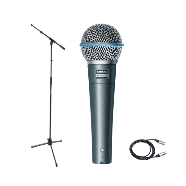 Shure Beta 58A 套裝，包括: (SH-TRIPODSTANDTBM) 座地咪架 mic stand + XLR 咪線