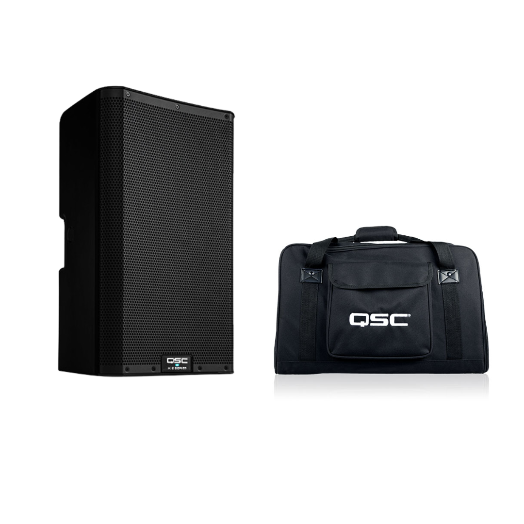 QSC 10.2 喇叭套裝，包括：K10.2 喇叭 + K10 便携袋