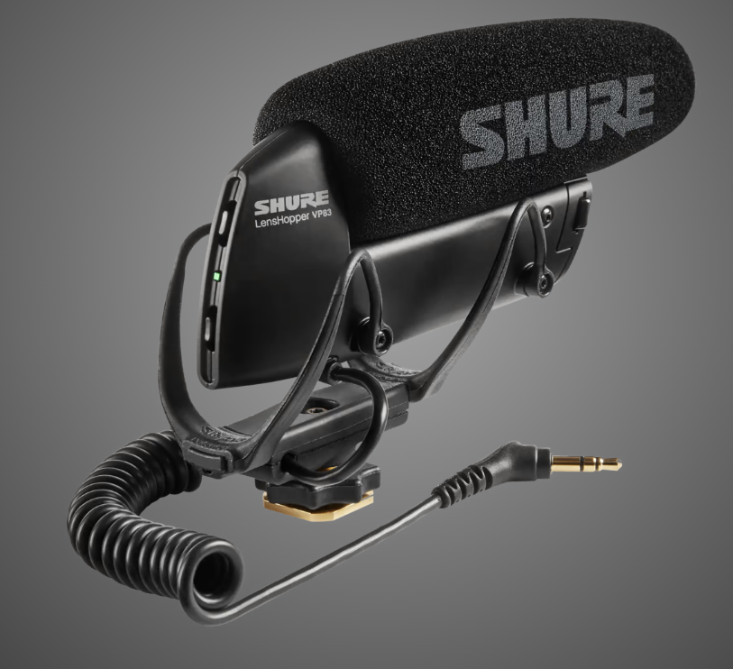 Shure VP83 LensHopper™ 相機安裝式指向性咪高峰